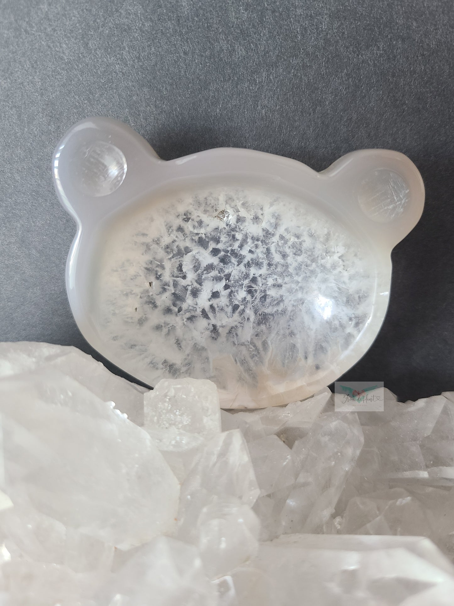 Agate Teddy Bear Bowls (with Rainbows)