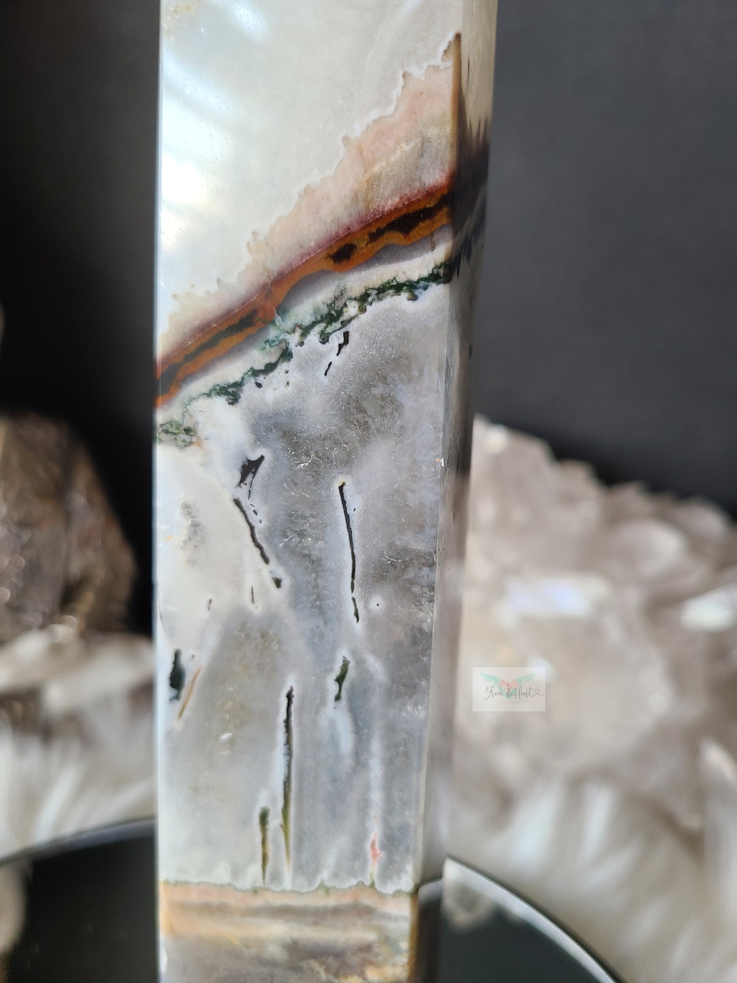 Quartz Ocean Jasper Tower (RARE FIND)