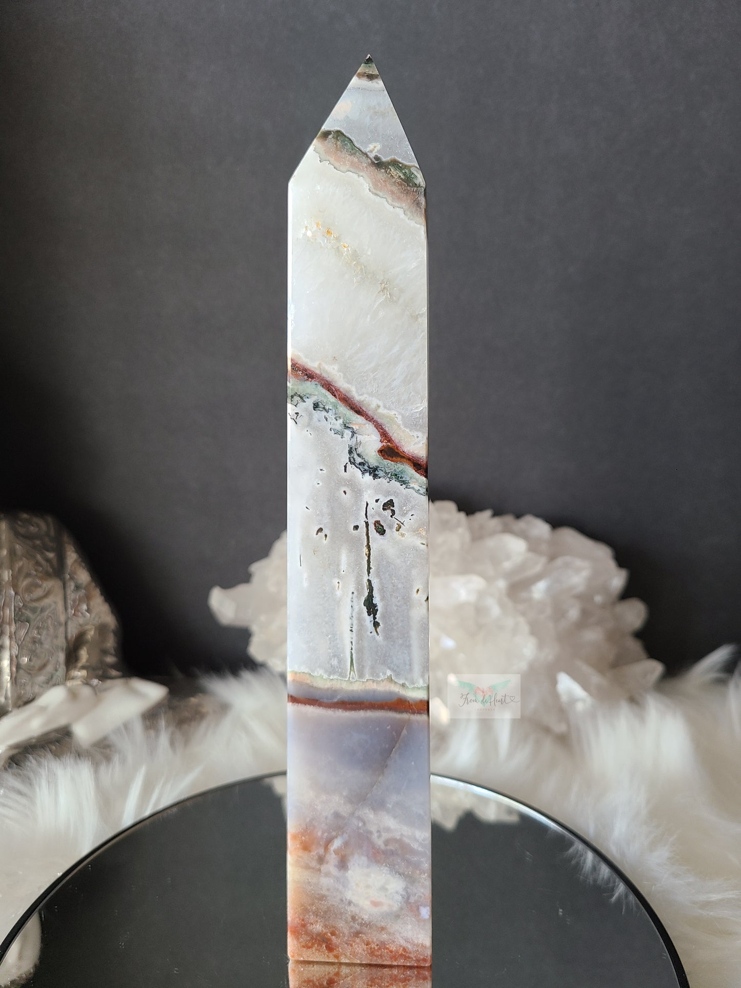 Quartz Ocean Jasper Tower (RARE FIND)