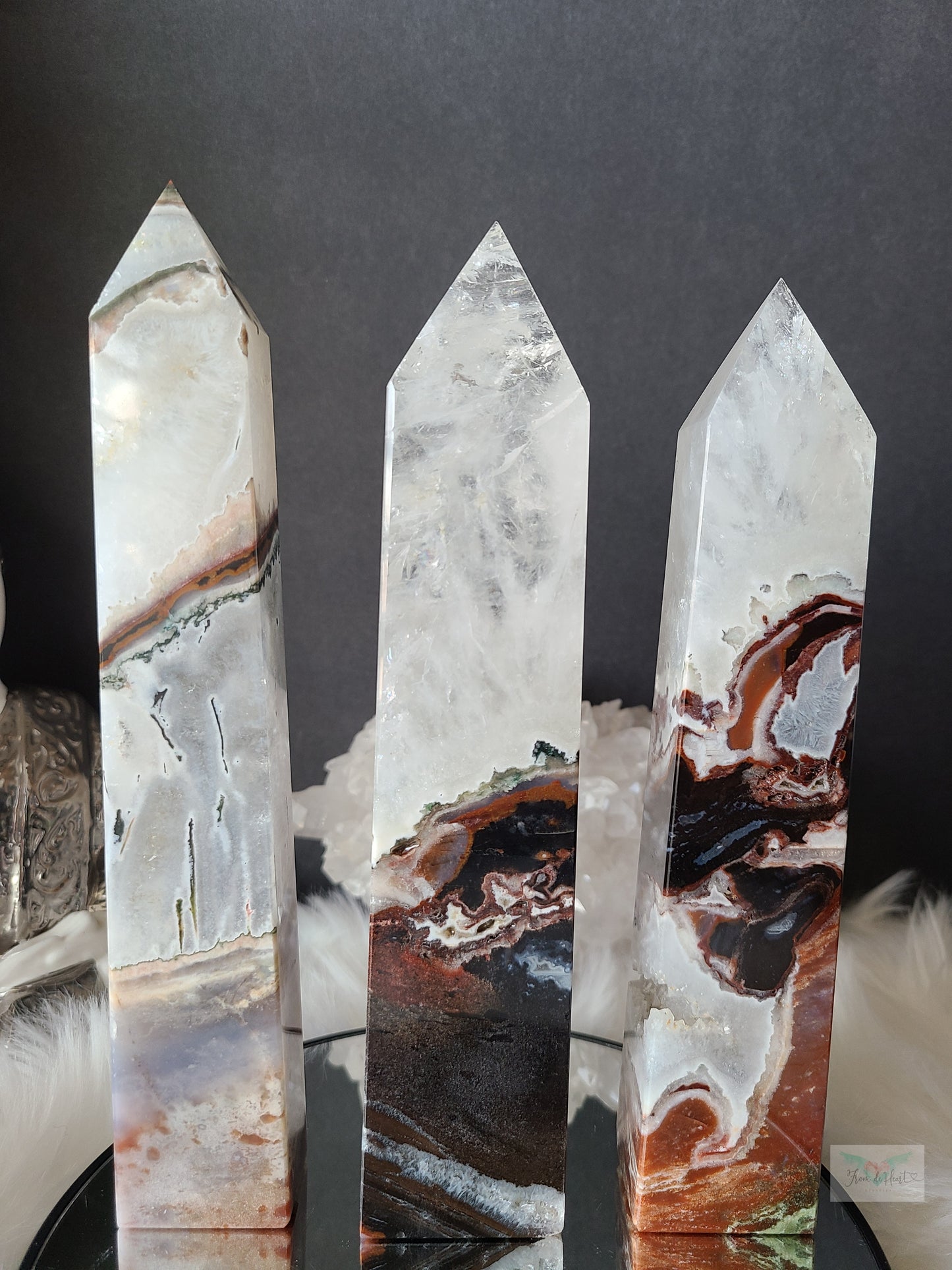 Quartz Ocean Jasper Tower (RARE FIND)