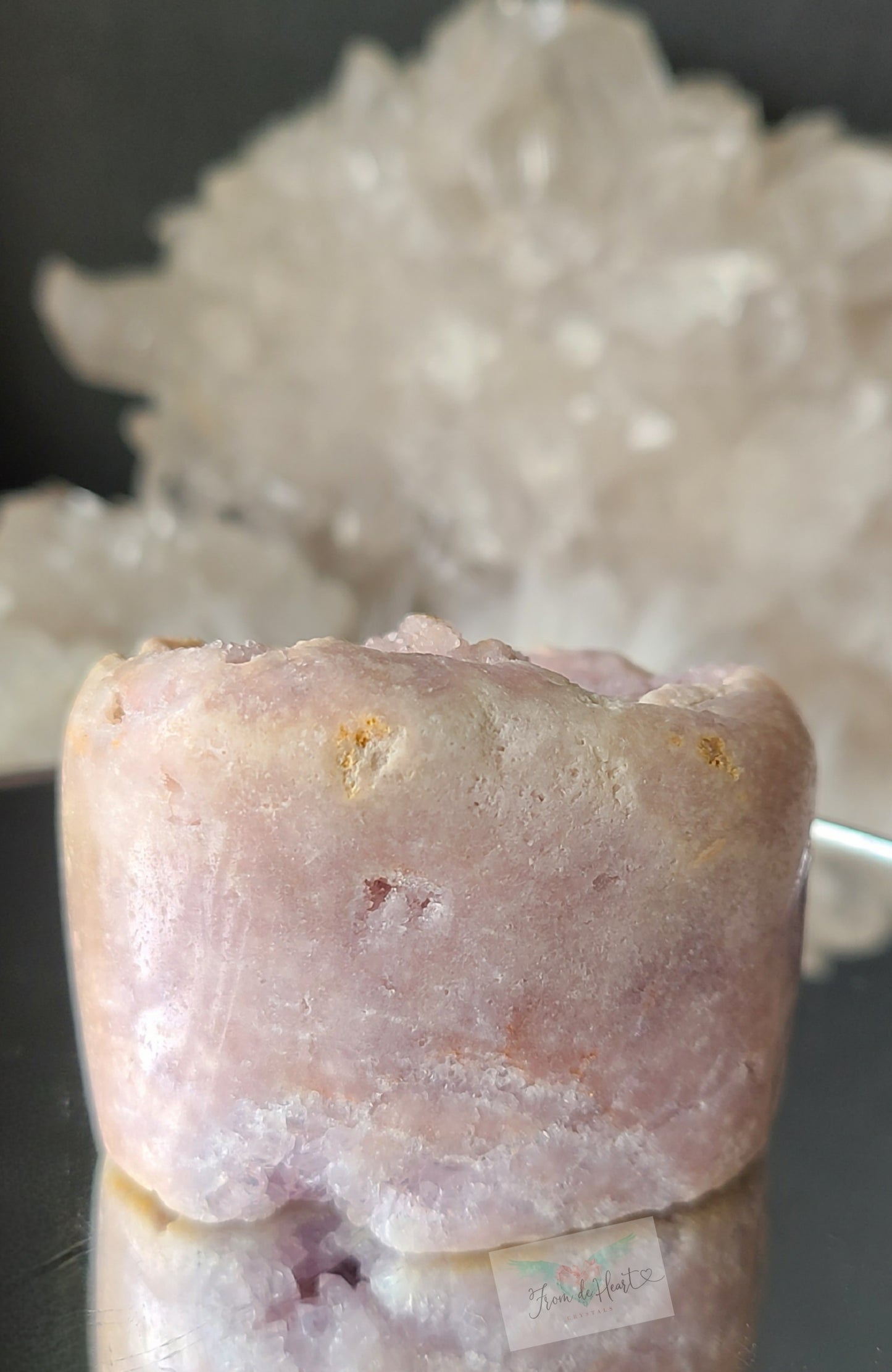 Botryoidal Pink Amethyst Cutbase (RARE) (B)