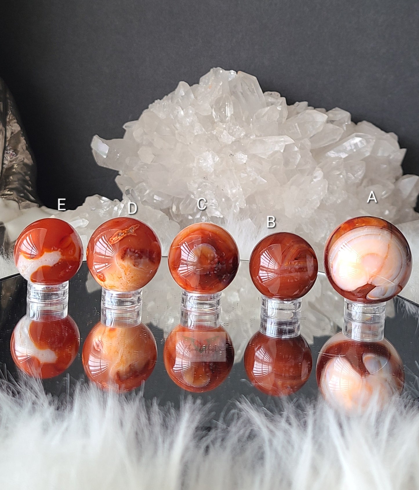 Small Carnelian Spheres