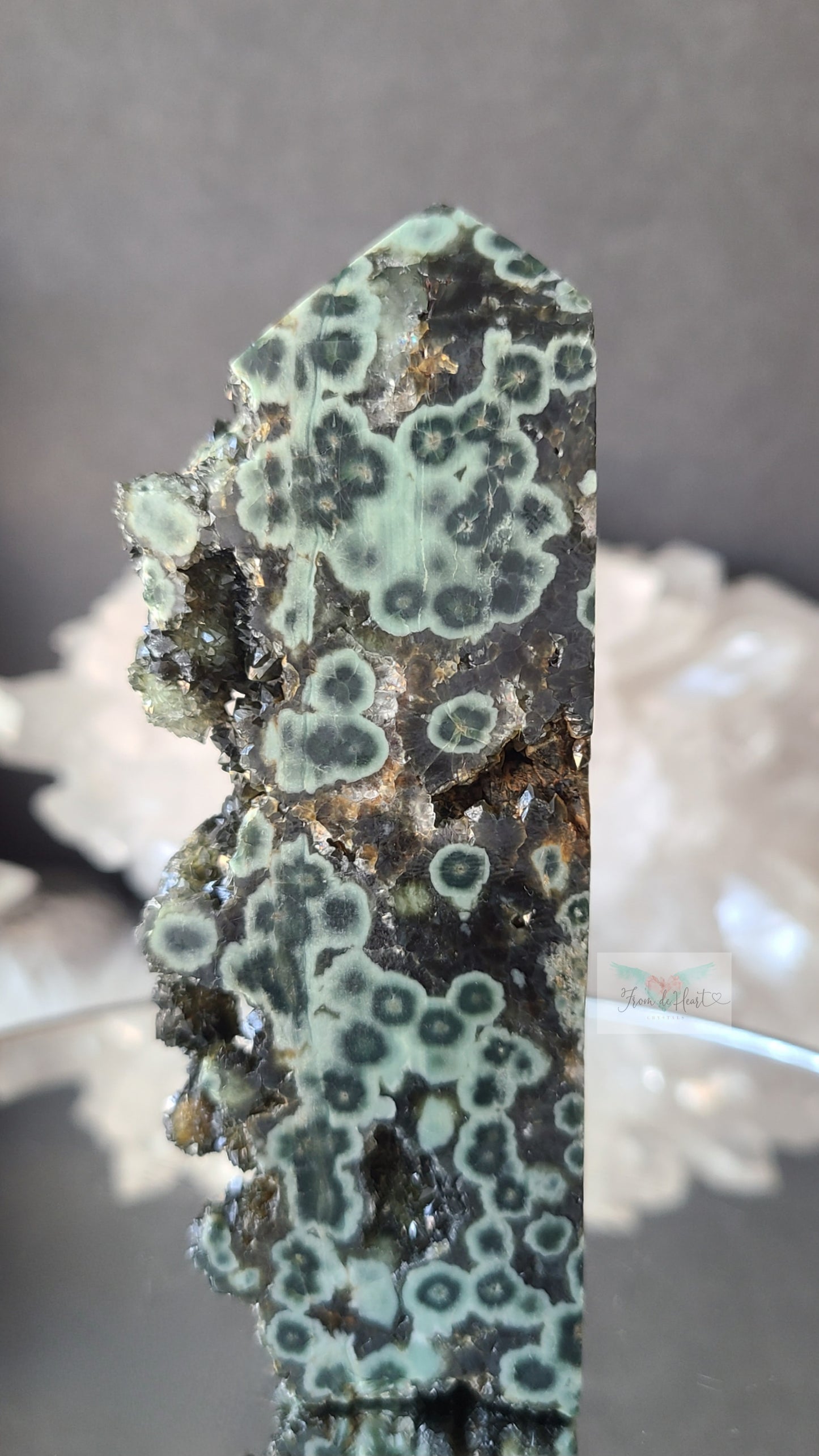 Green Flower Ocean Jasper Tower