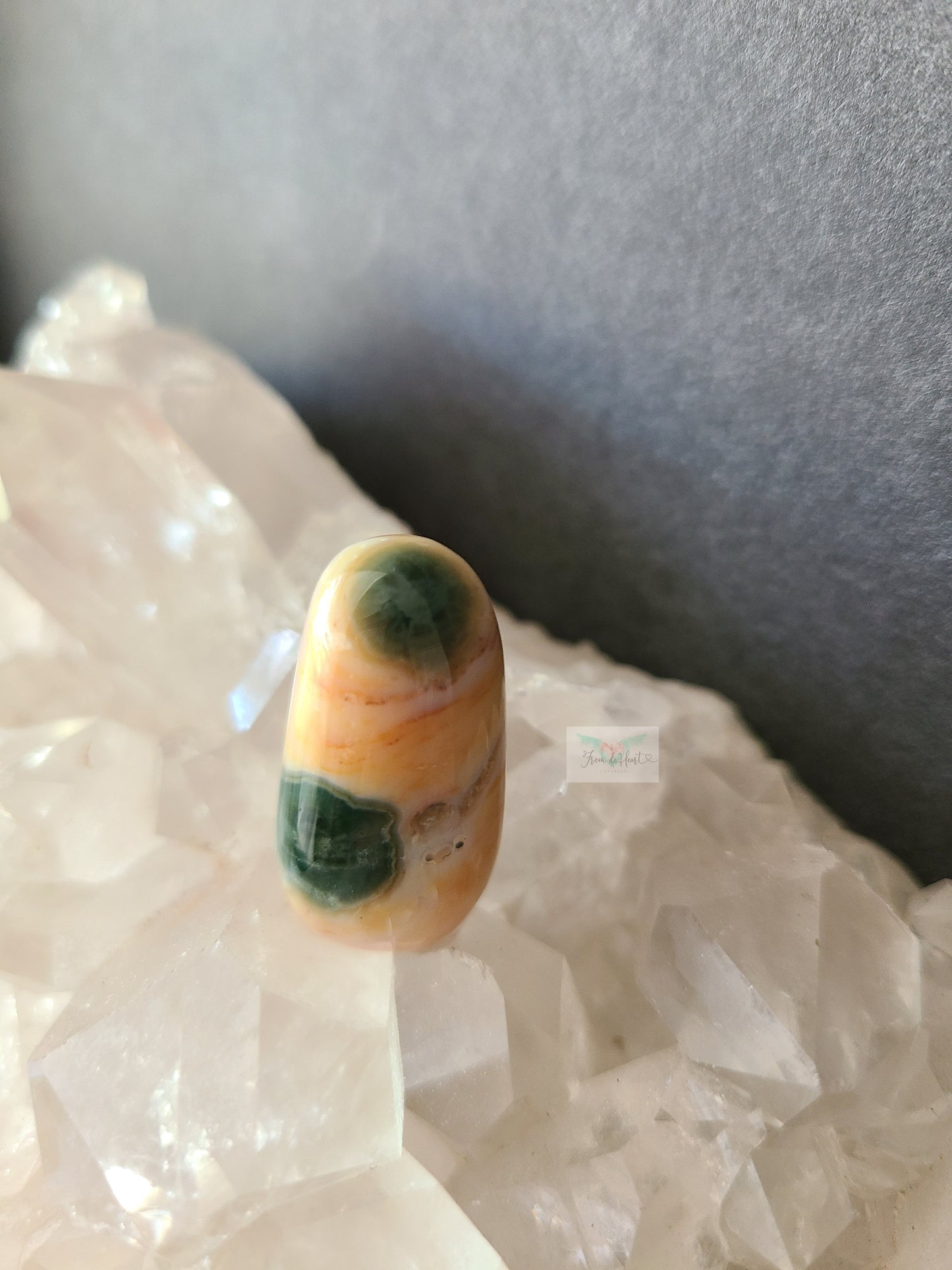 1st Vein Ocean Jasper Pocket Stone