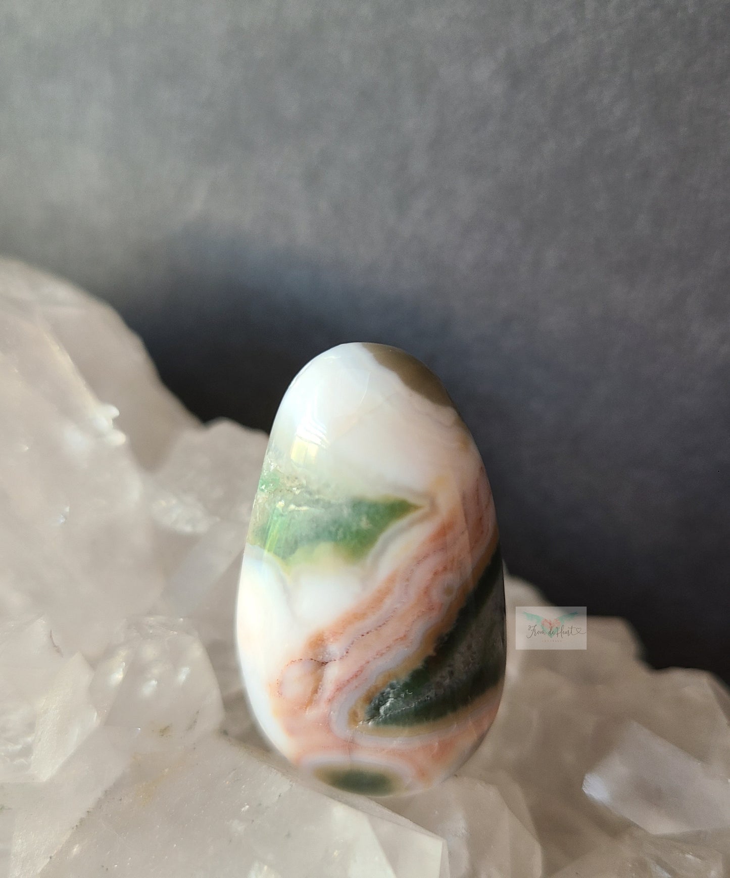 1st Vein Ocean Jasper Pocket Stone