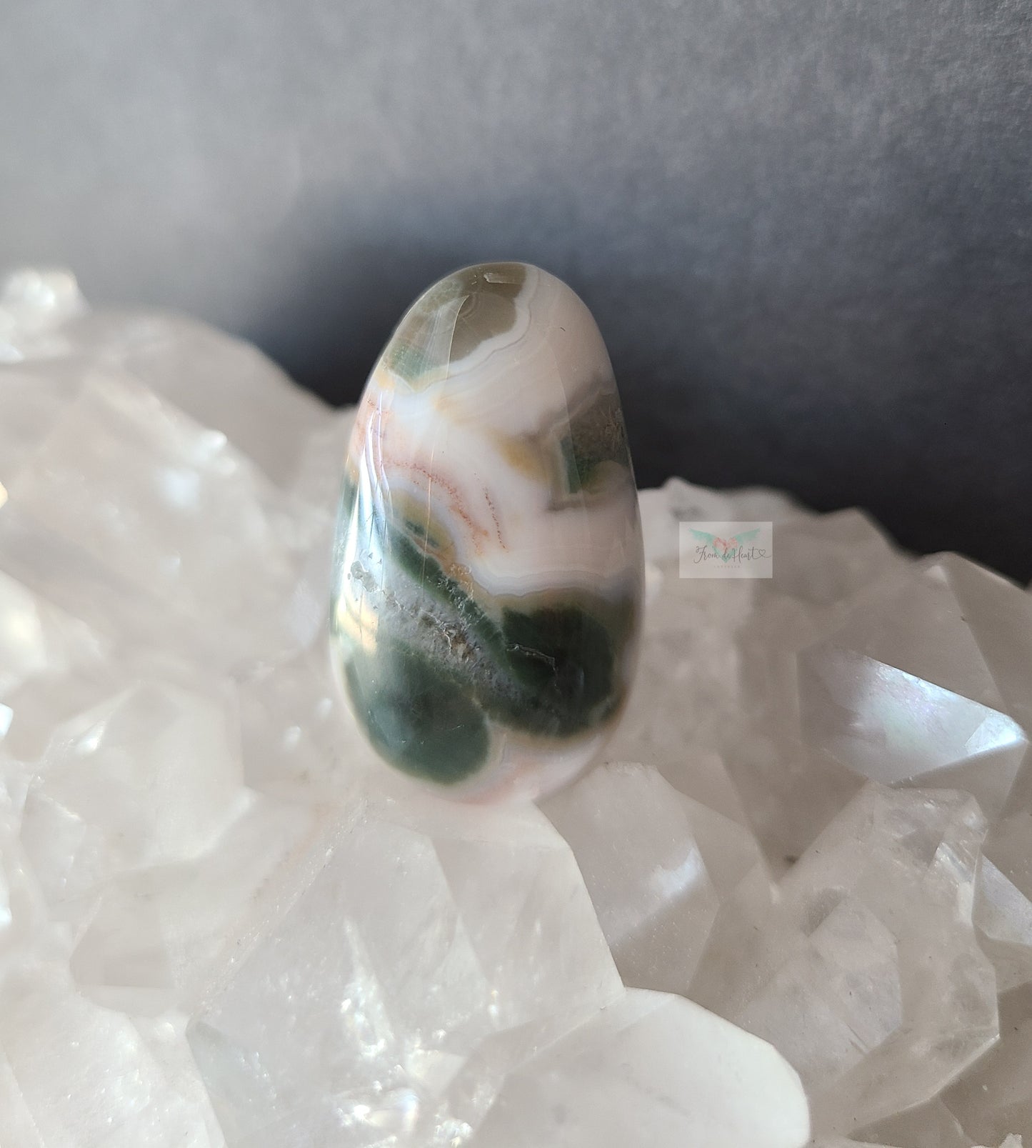 1st Vein Ocean Jasper Pocket Stone