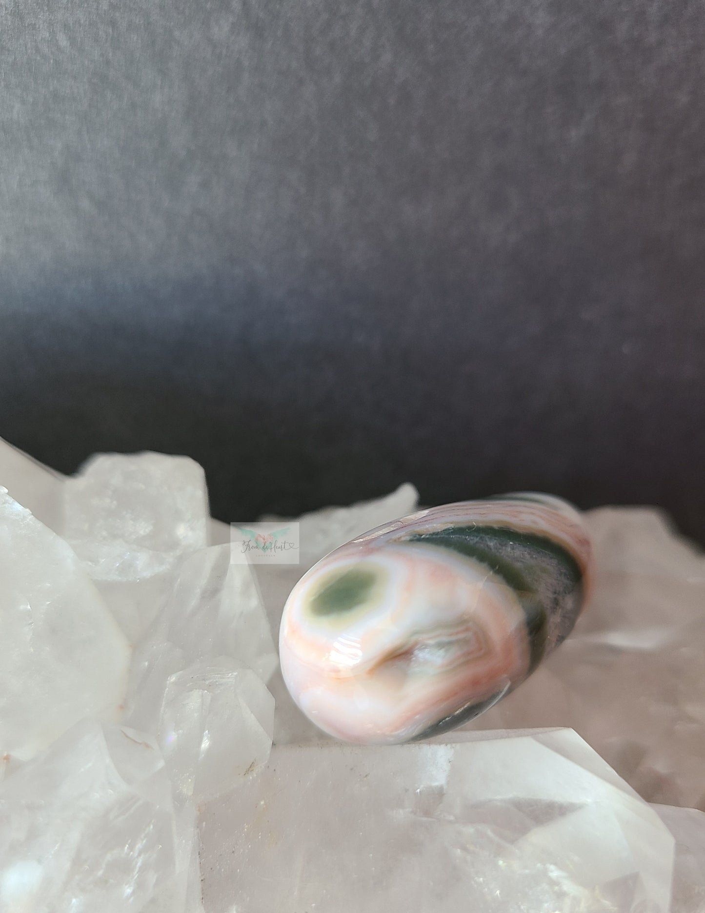 1st Vein Ocean Jasper Pocket Stone