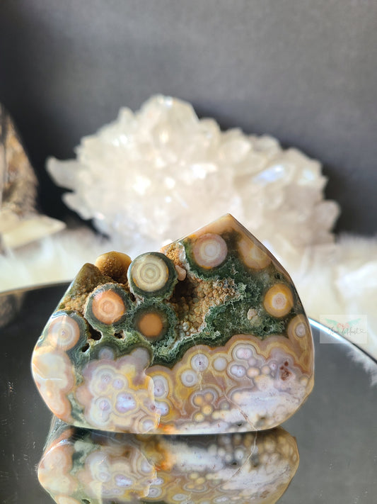 Botryoidal Orbicular Ocean Jasper Freeform