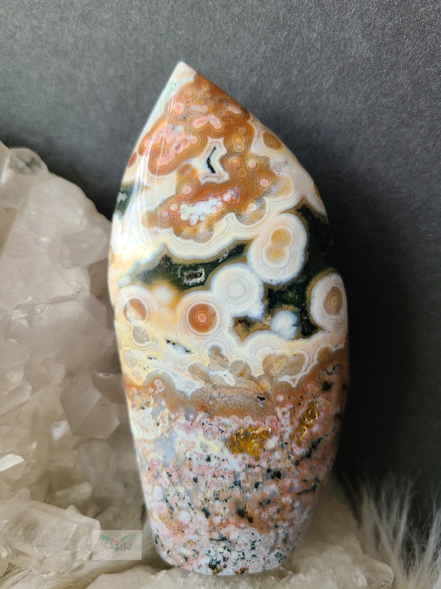 Colorful Old Stock Ocean Jasper Freeform