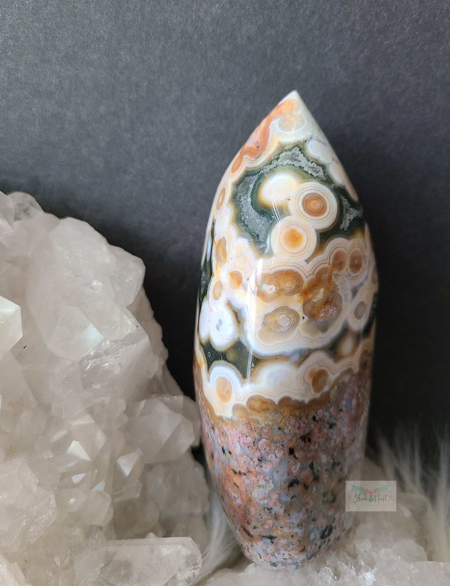 Colorful Old Stock Ocean Jasper Freeform