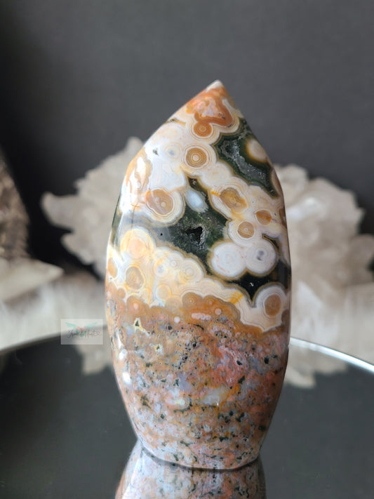 Colorful Old Stock Ocean Jasper Freeform