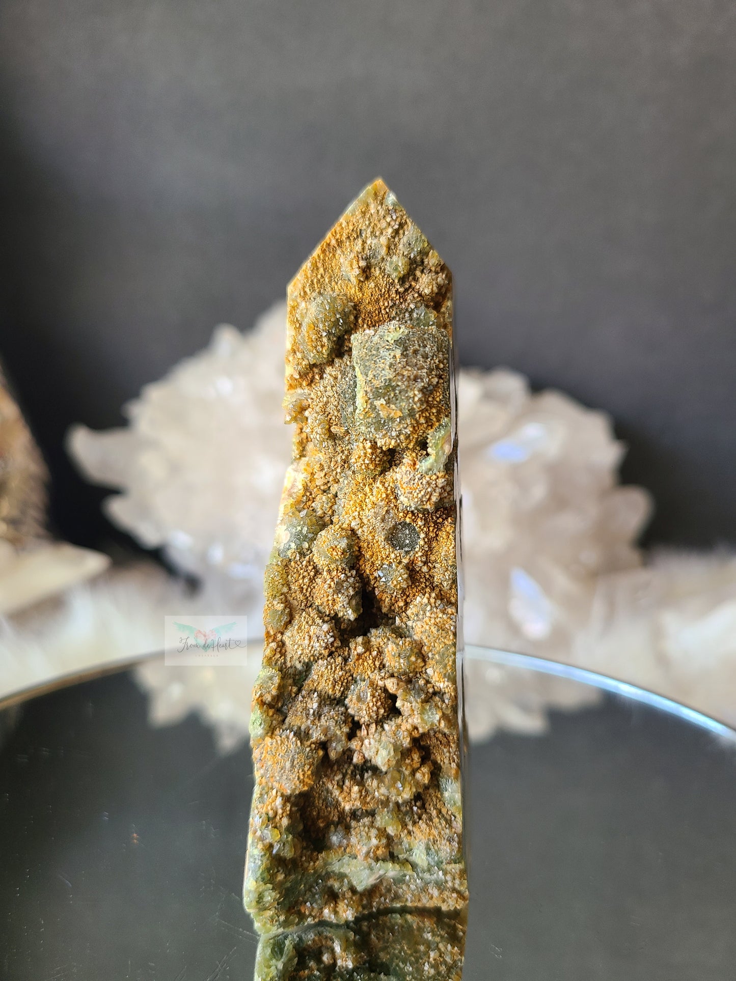 Druzy Ocean Jasper Tower