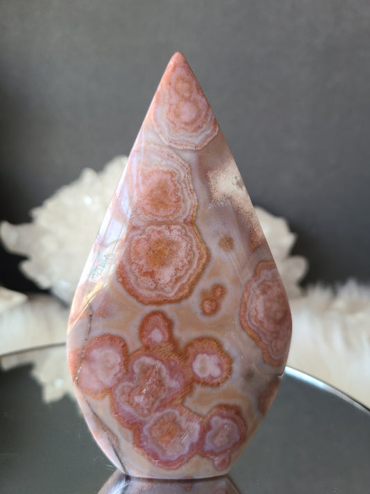 Mexican Agate Quartz Flame