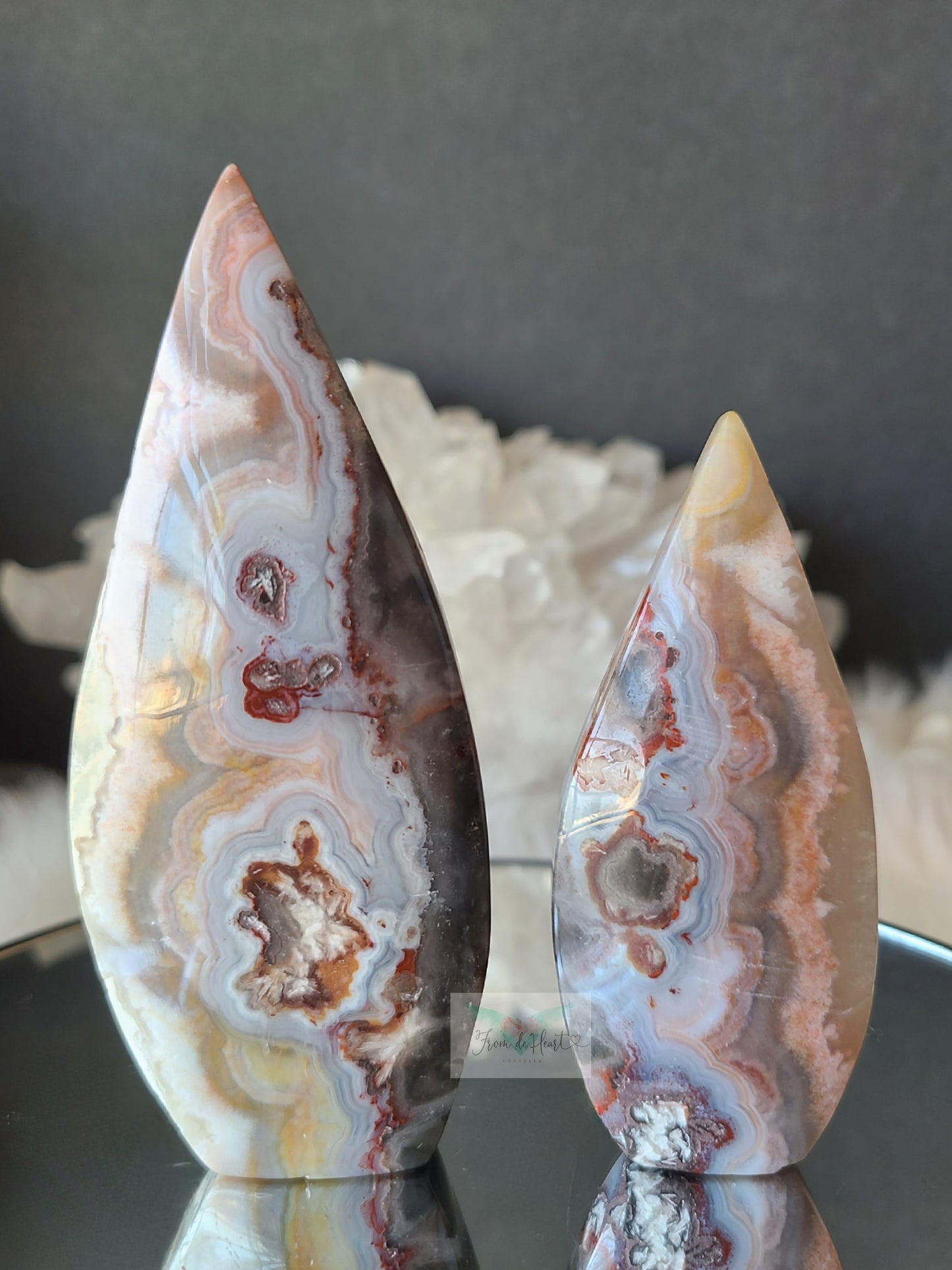 Mexican Agate Quartz Flame (B)