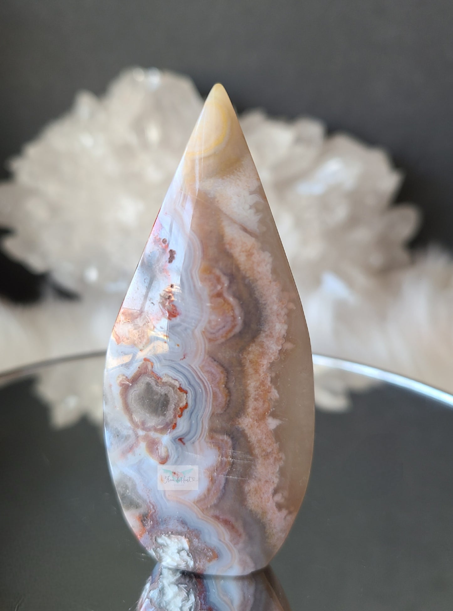 Mexican Agate Quartz Flame (B)