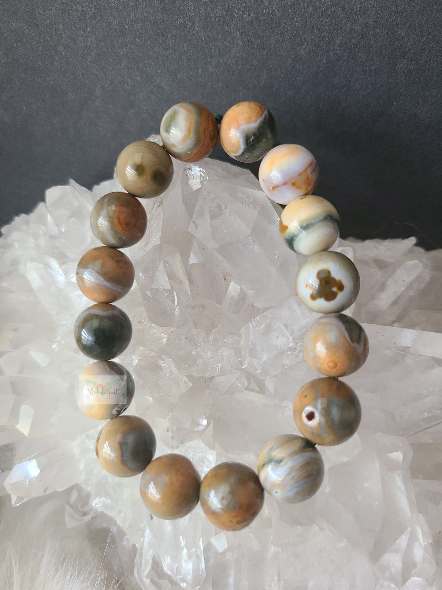 Ocean Jasper Bracelet and Ocean Jasper Wings