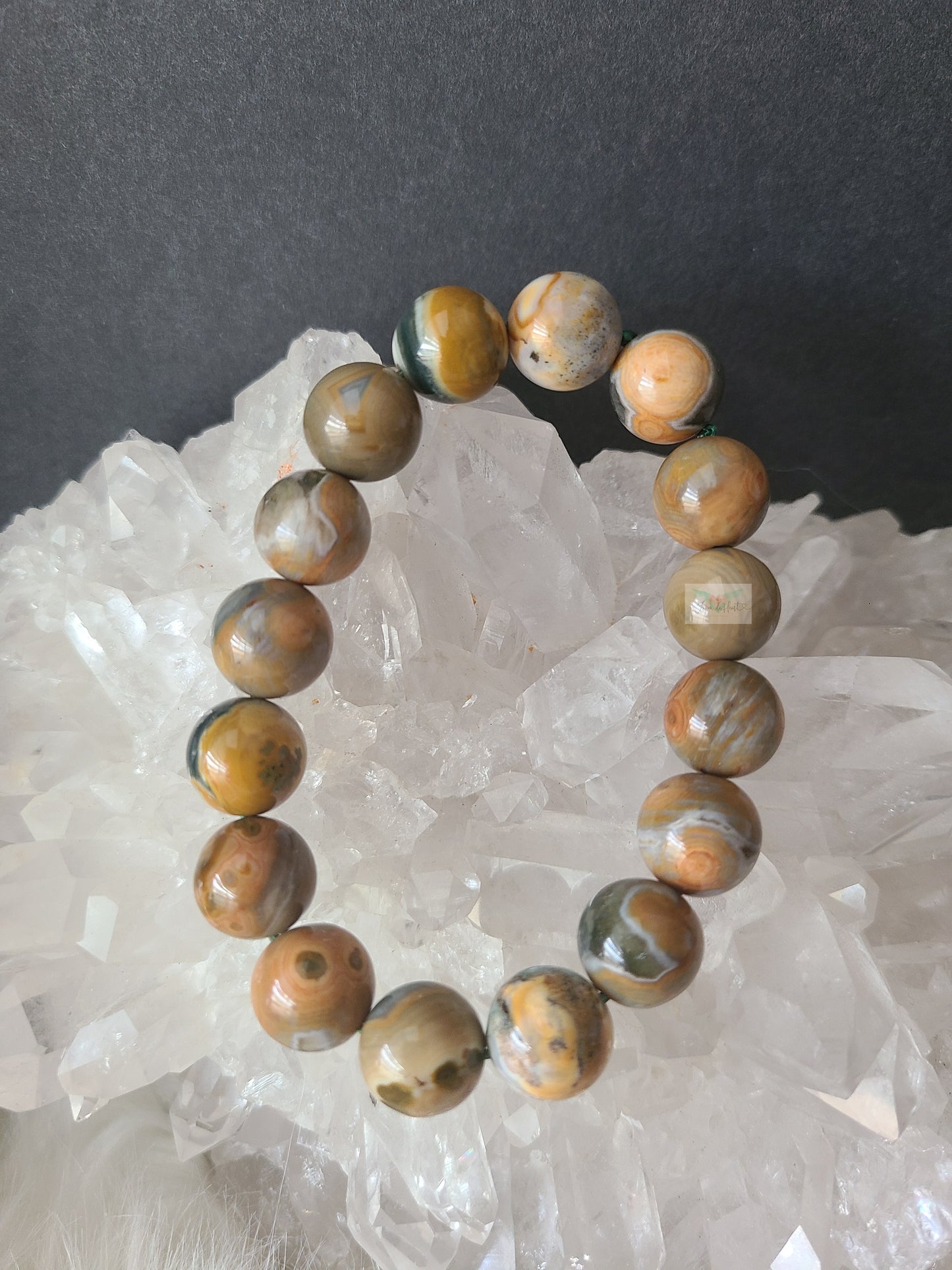 Ocean Jasper Bracelet and Ocean Jasper Wings