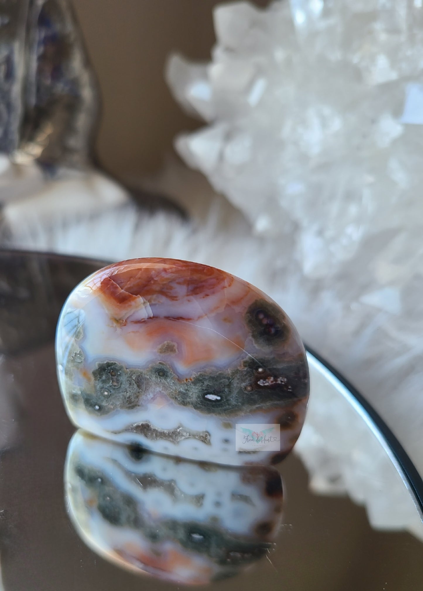 Old stock Peach Ocean Jasper Freeform