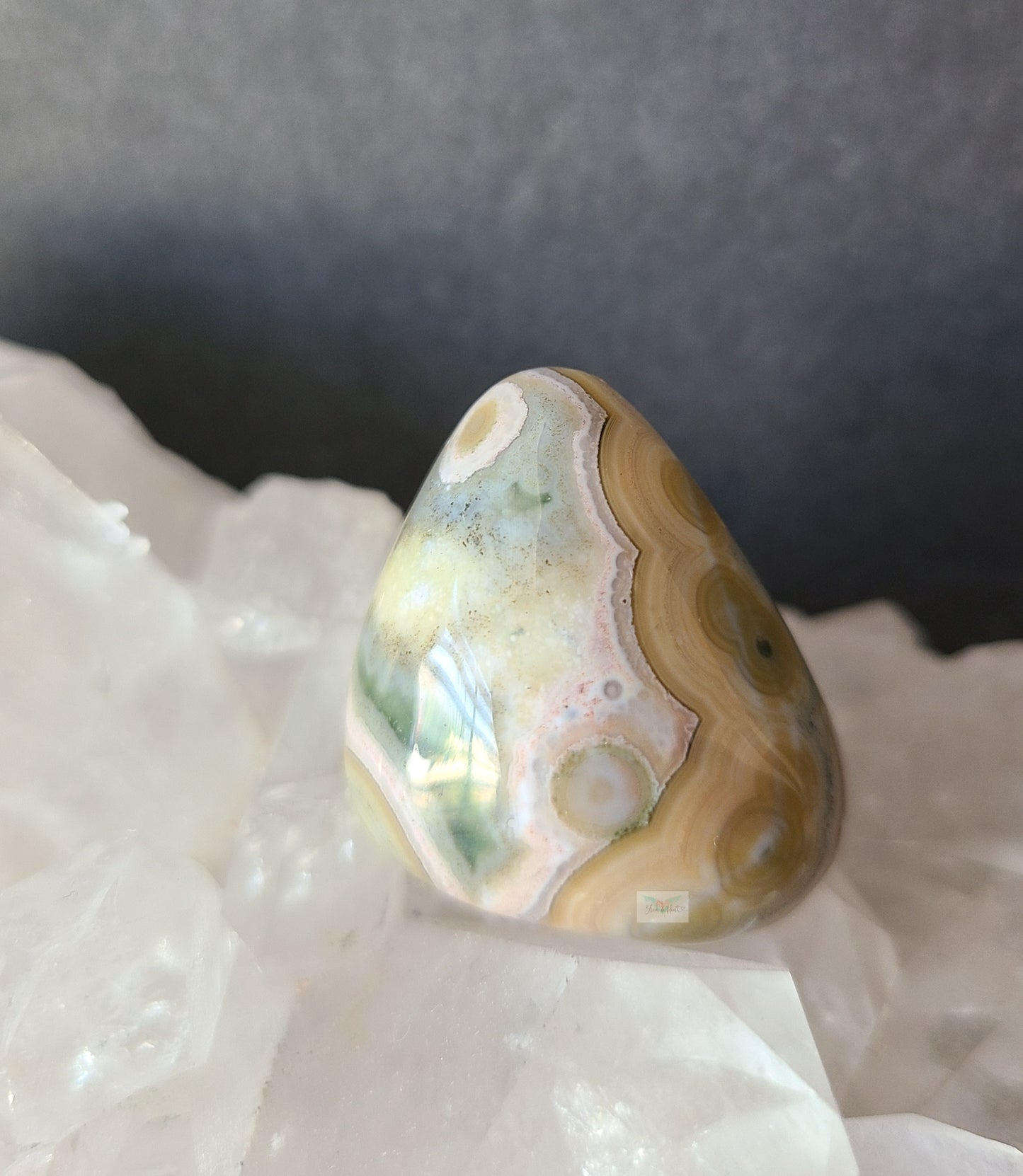 Old Stock Ocean Jasper Pocket Stone