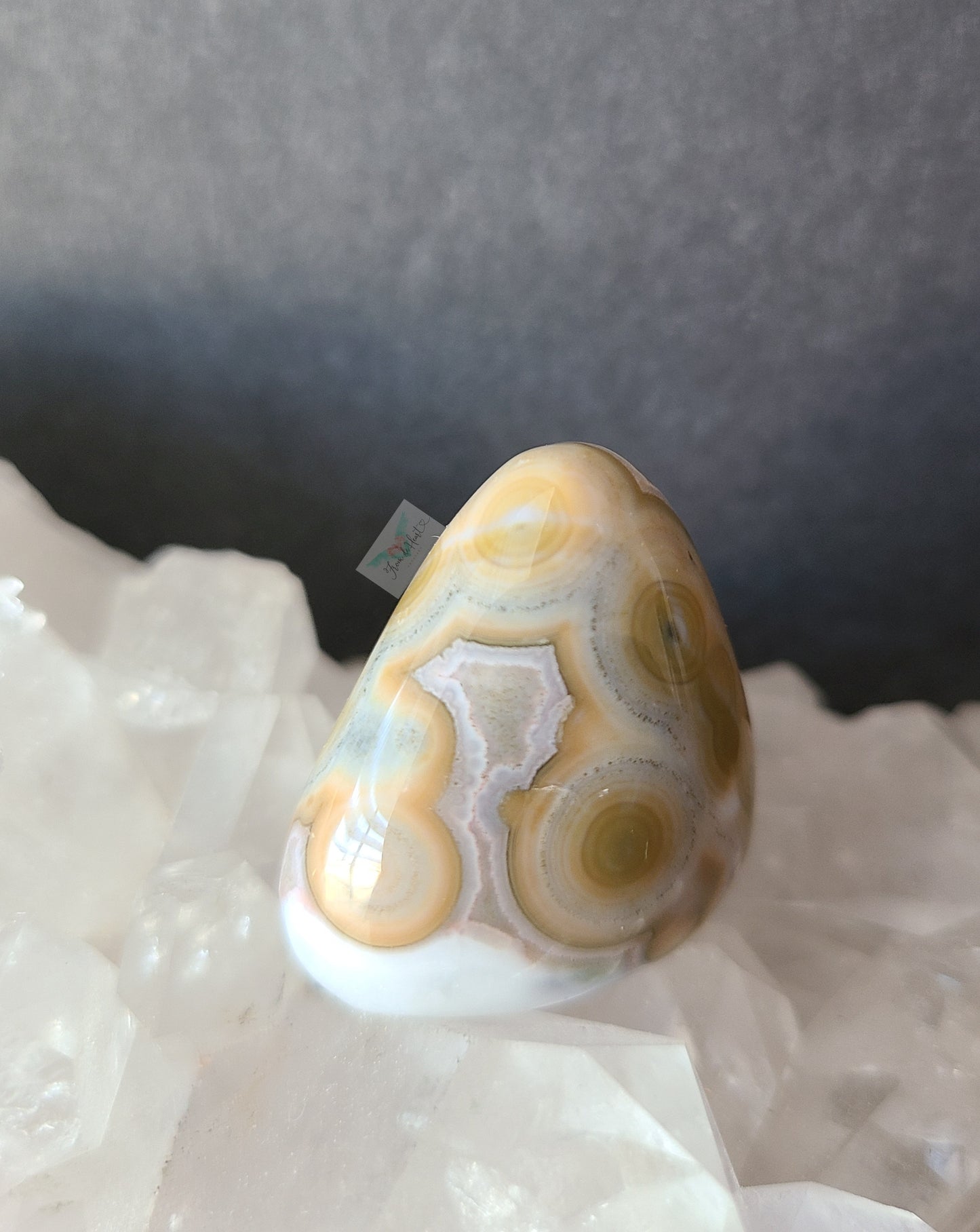 Old Stock Ocean Jasper Pocket Stone