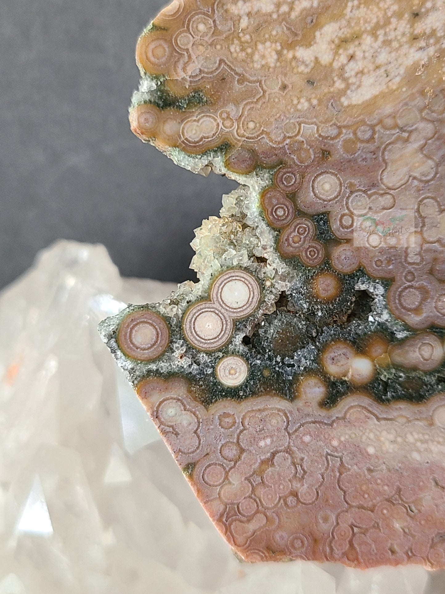 Pink Old Stock Ocean Jasper Slab