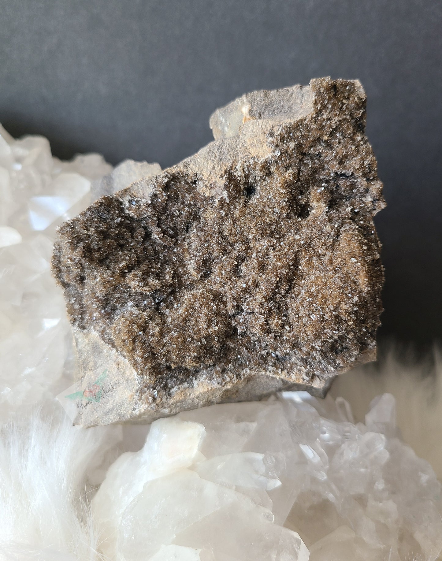 Raw Herkimer Quartz Druzy Specimen (RARE FIND)