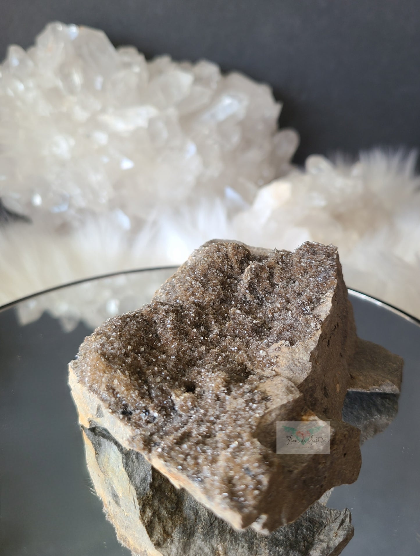 Raw Herkimer Quartz Druzy Specimen (RARE FIND)