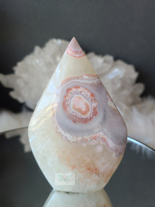 Mexican Agate Quartz Flame