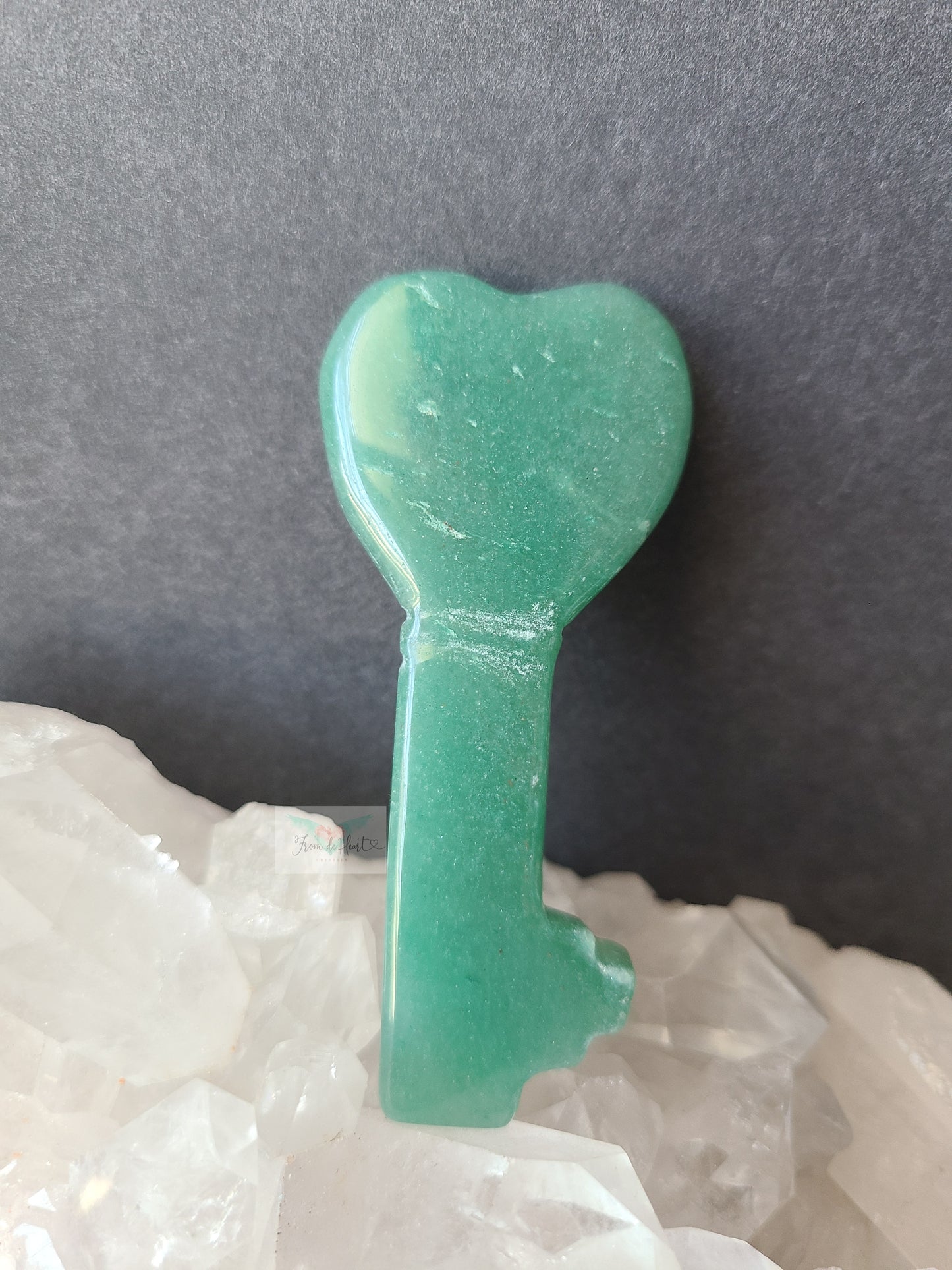 Green Aventurine Lock and Key (Pair)