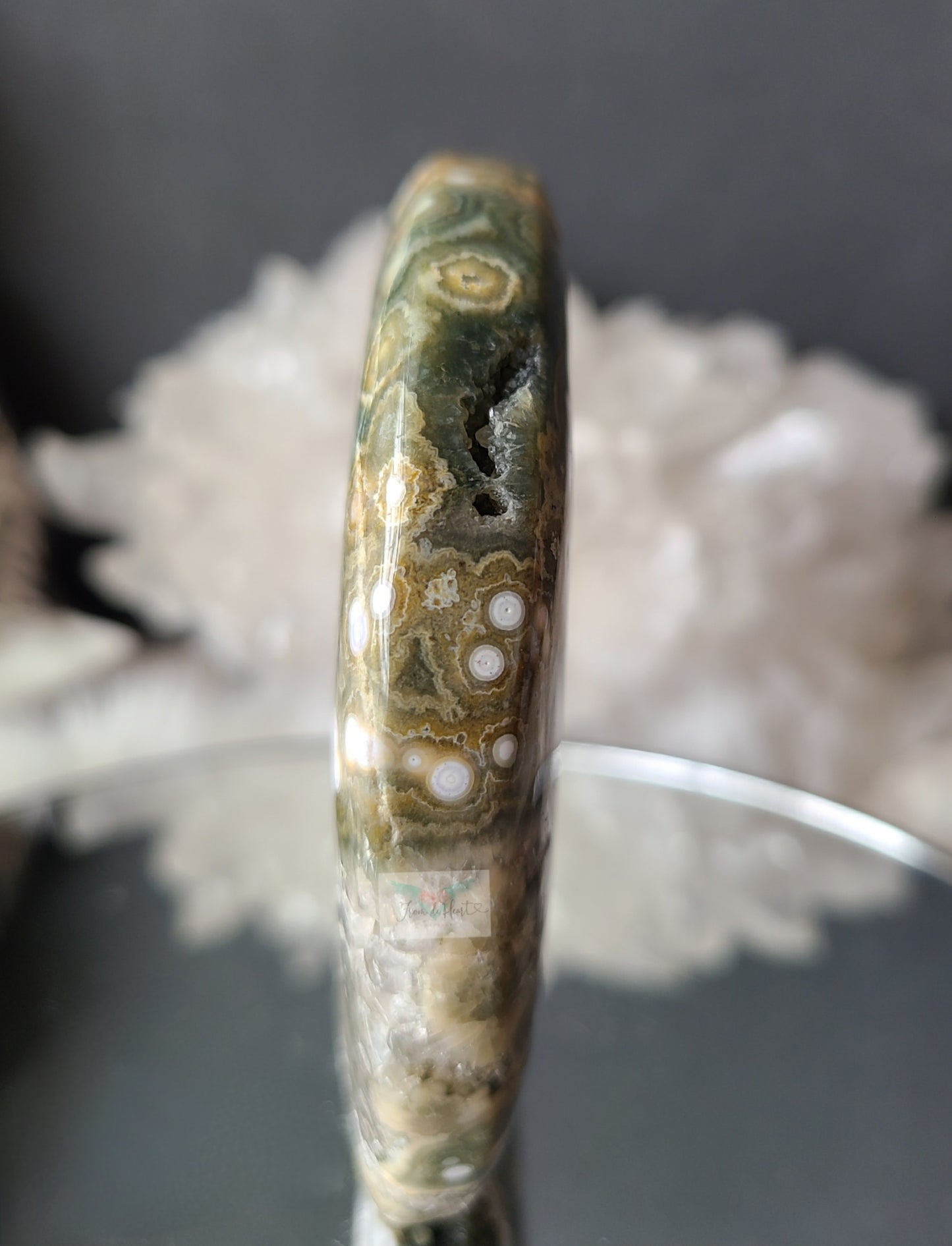 Stunning Druzy Ocean Jasper Freeform