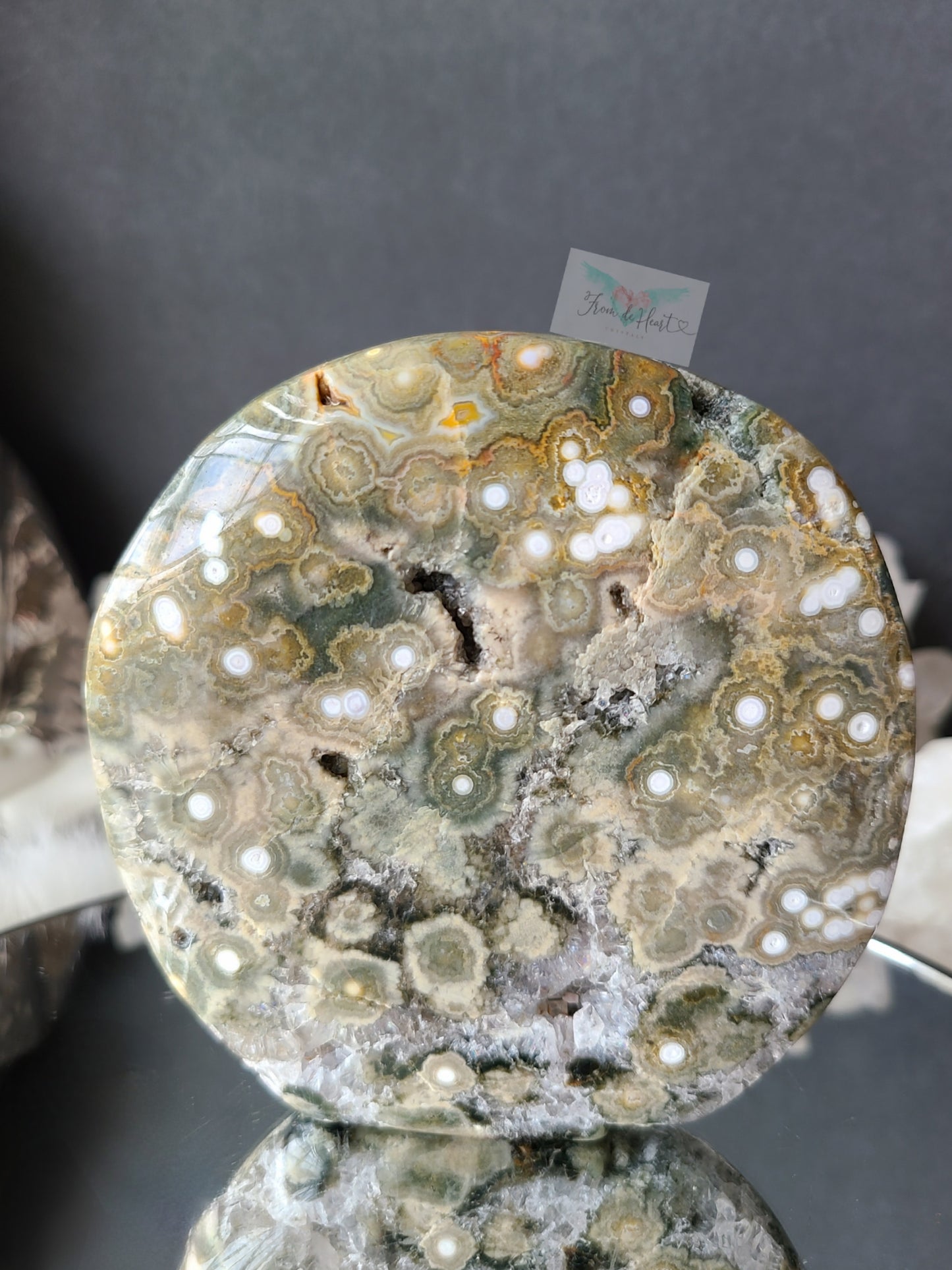 Stunning Druzy Ocean Jasper Freeform