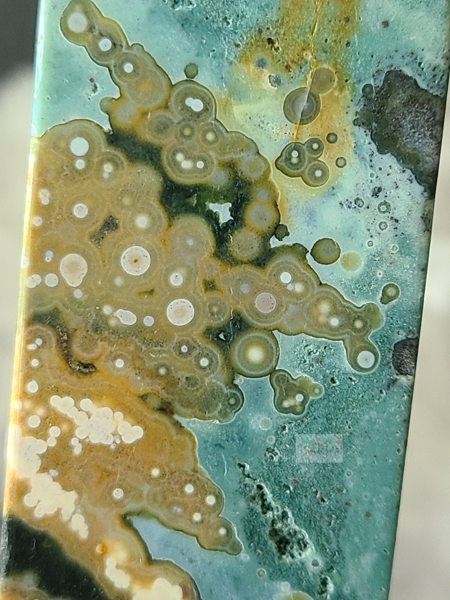 Teal Ocean Jasper Tower (RARE)