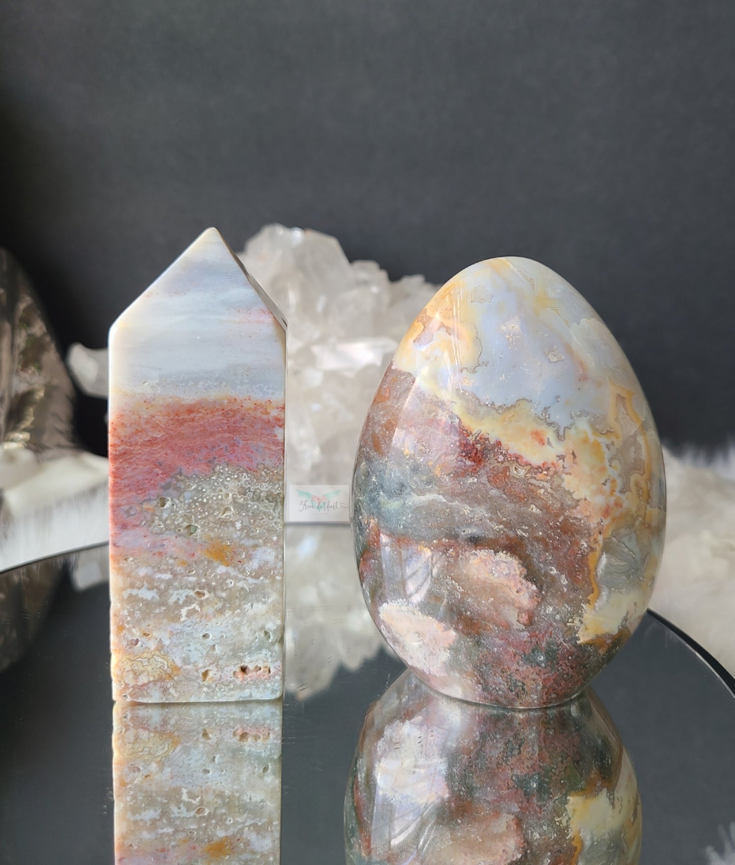 Ocean Jasper Obelisk