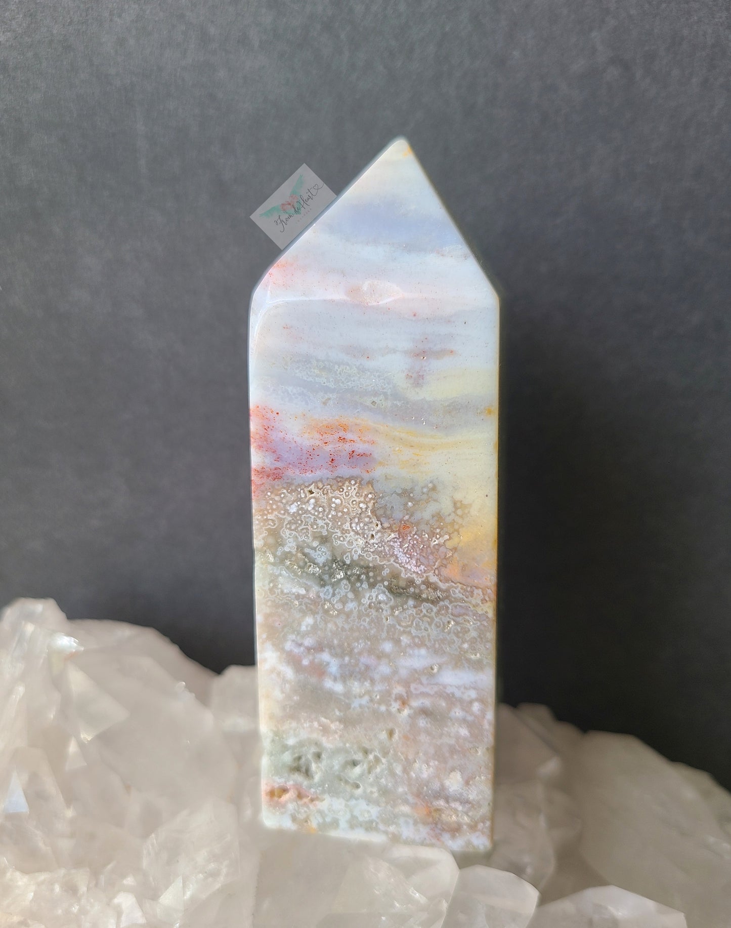 Ocean Jasper Obelisk