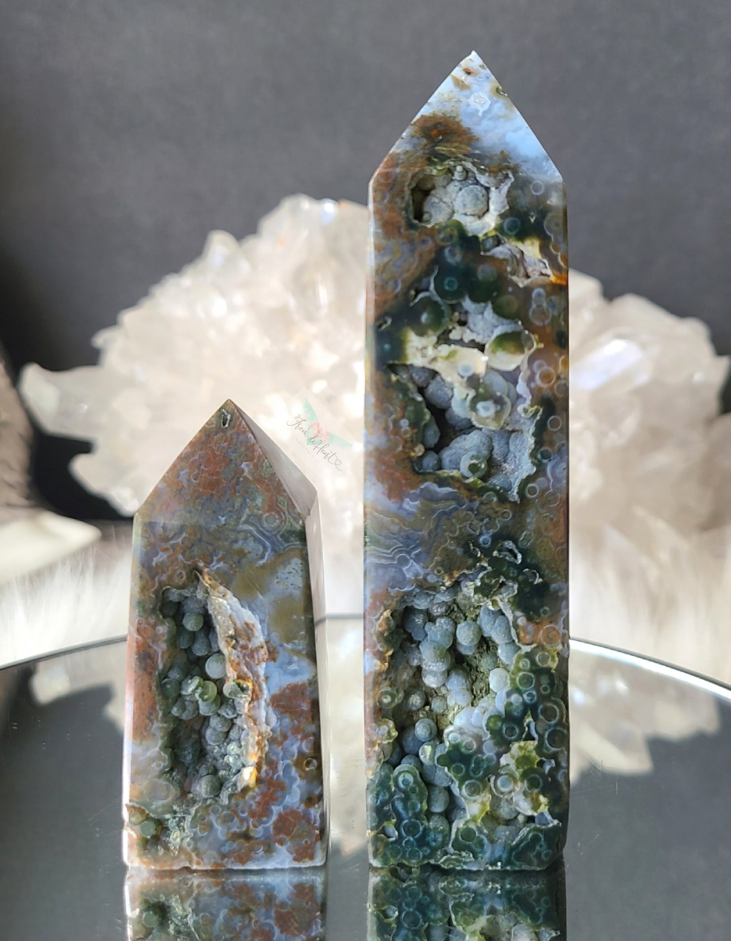 Rare Botryoidal Ocean Jasper Tower