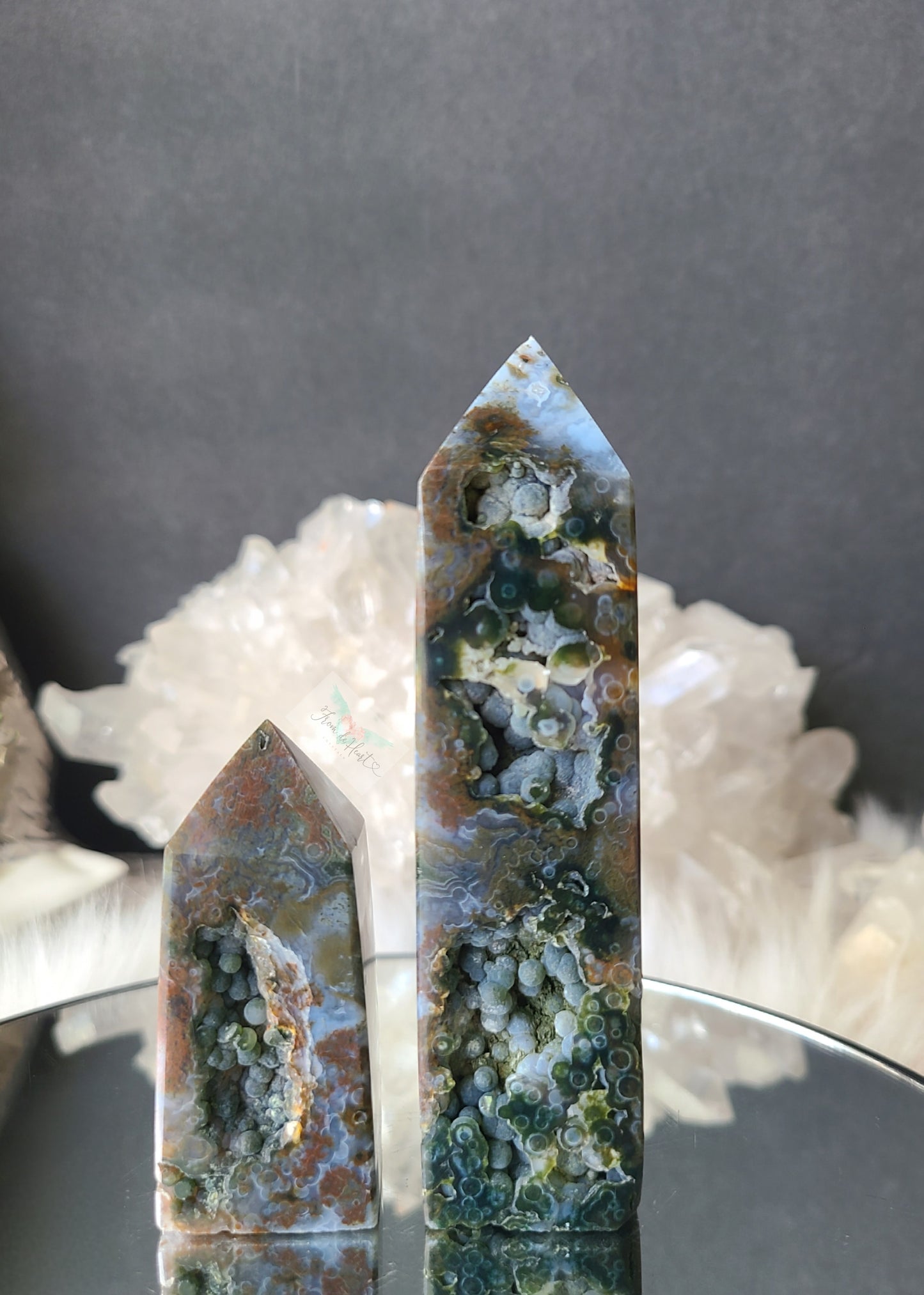 Rare Botryoidal Ocean Jasper Tower