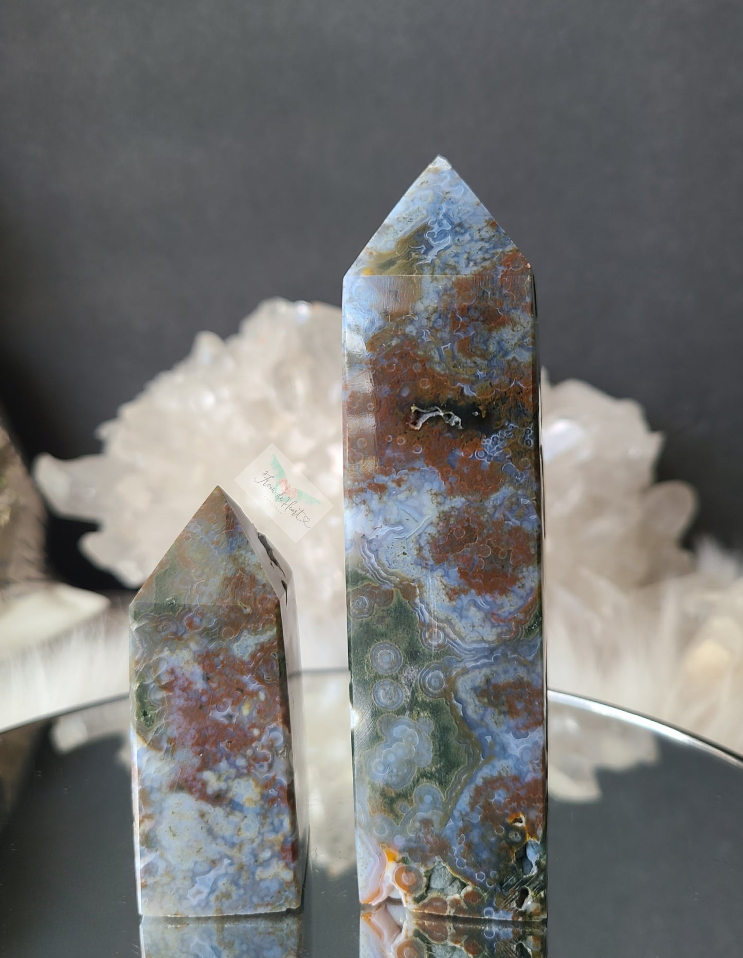 Rare Botryoidal Ocean Jasper Tower