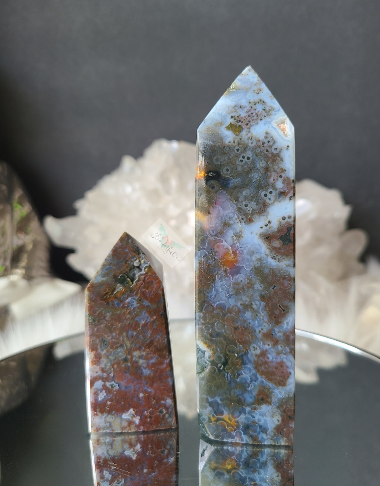 Rare Botryoidal Ocean Jasper Tower