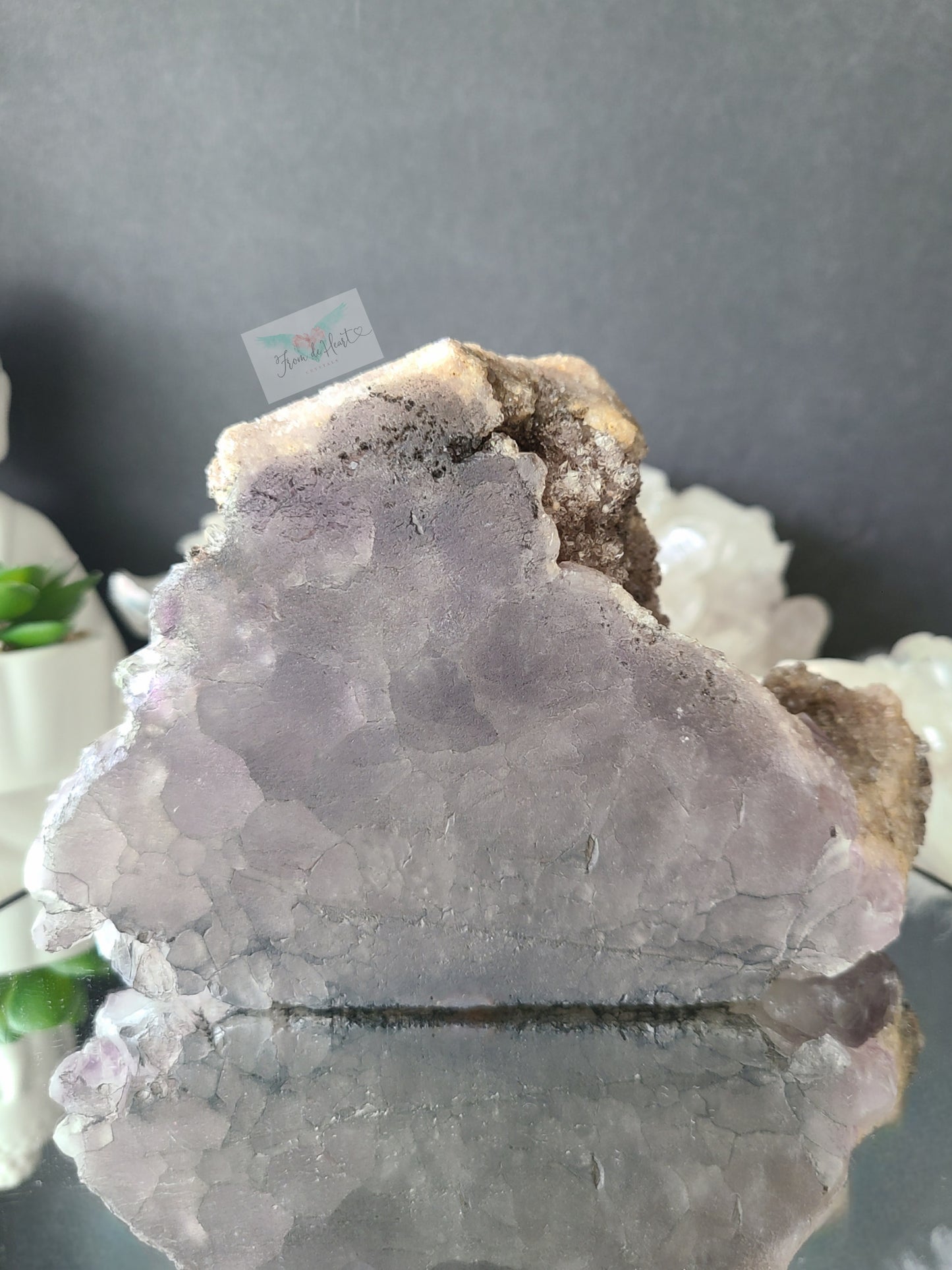 Stunning Druzy Amethyst Cut base