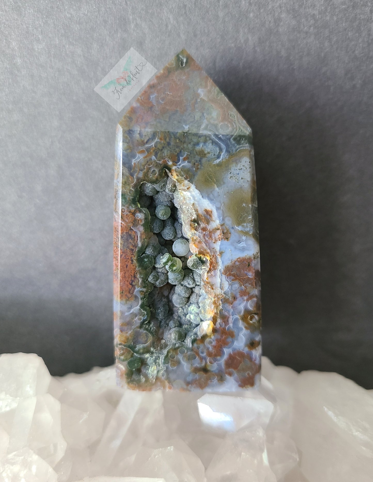 Rare Botryoidal Ocean Jasper Tower