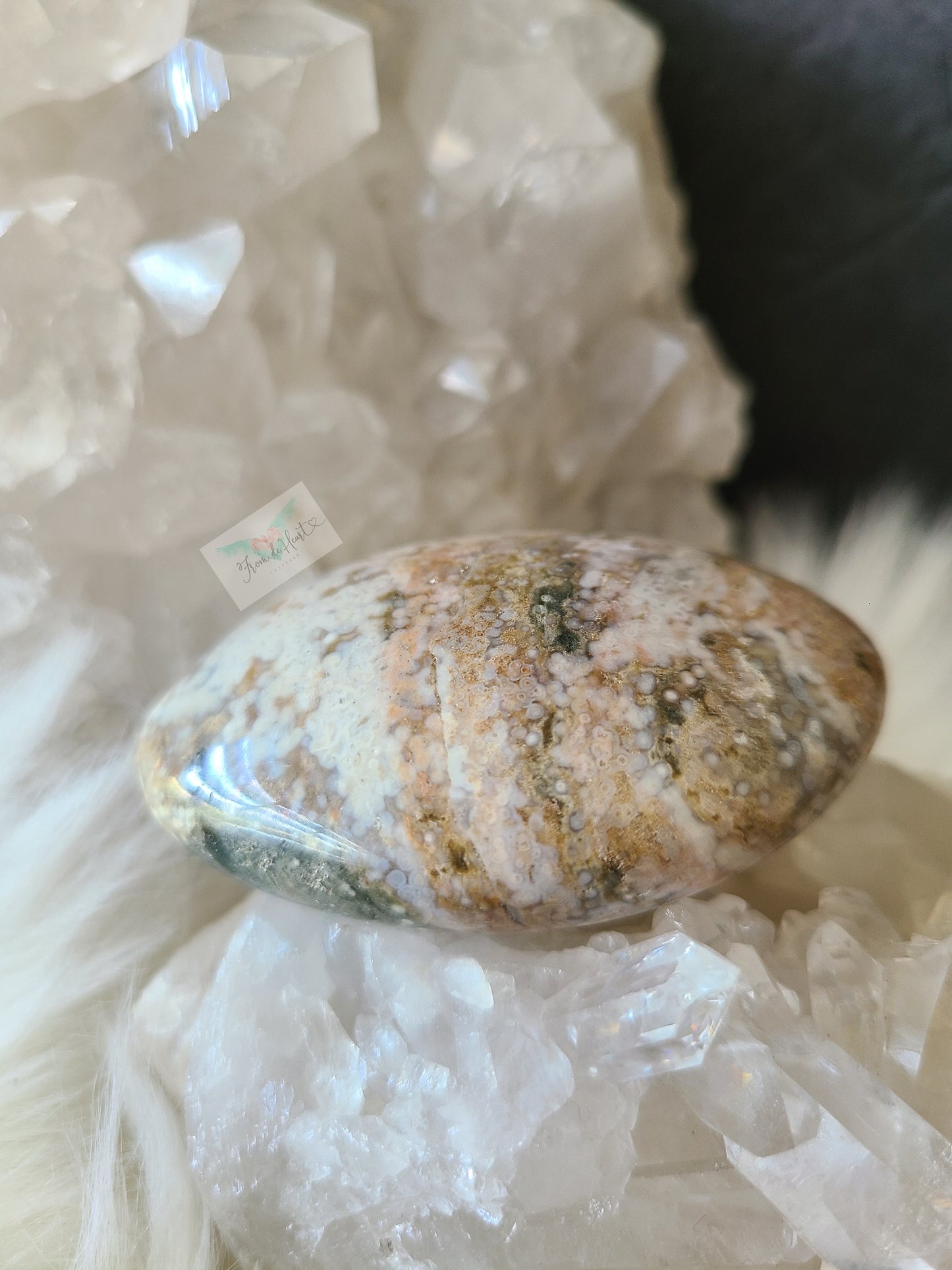 Ocean Jasper Palm Stone (B)