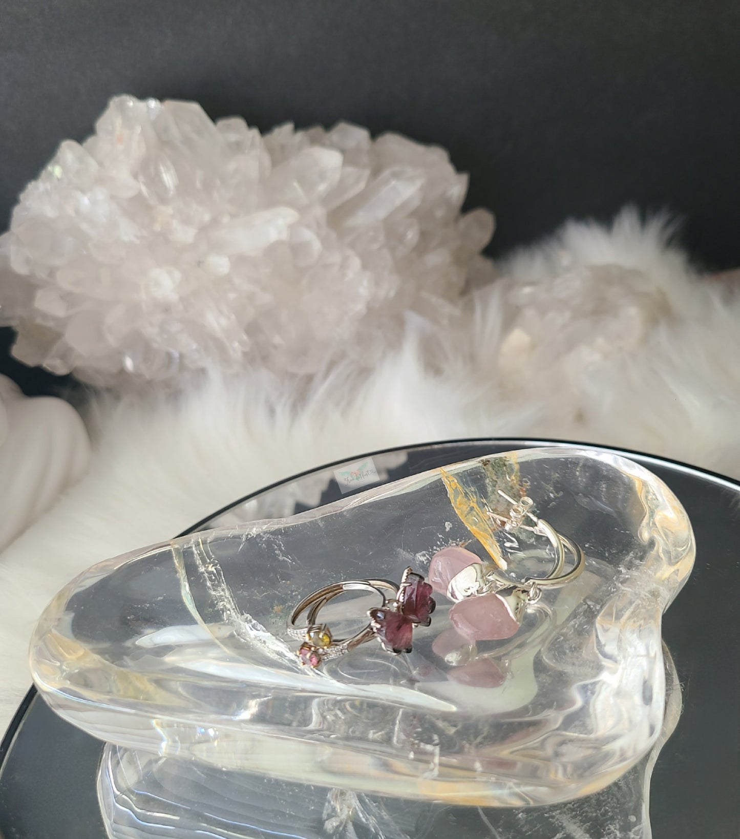 Lodolite Chlorite Included Quartz Bowl