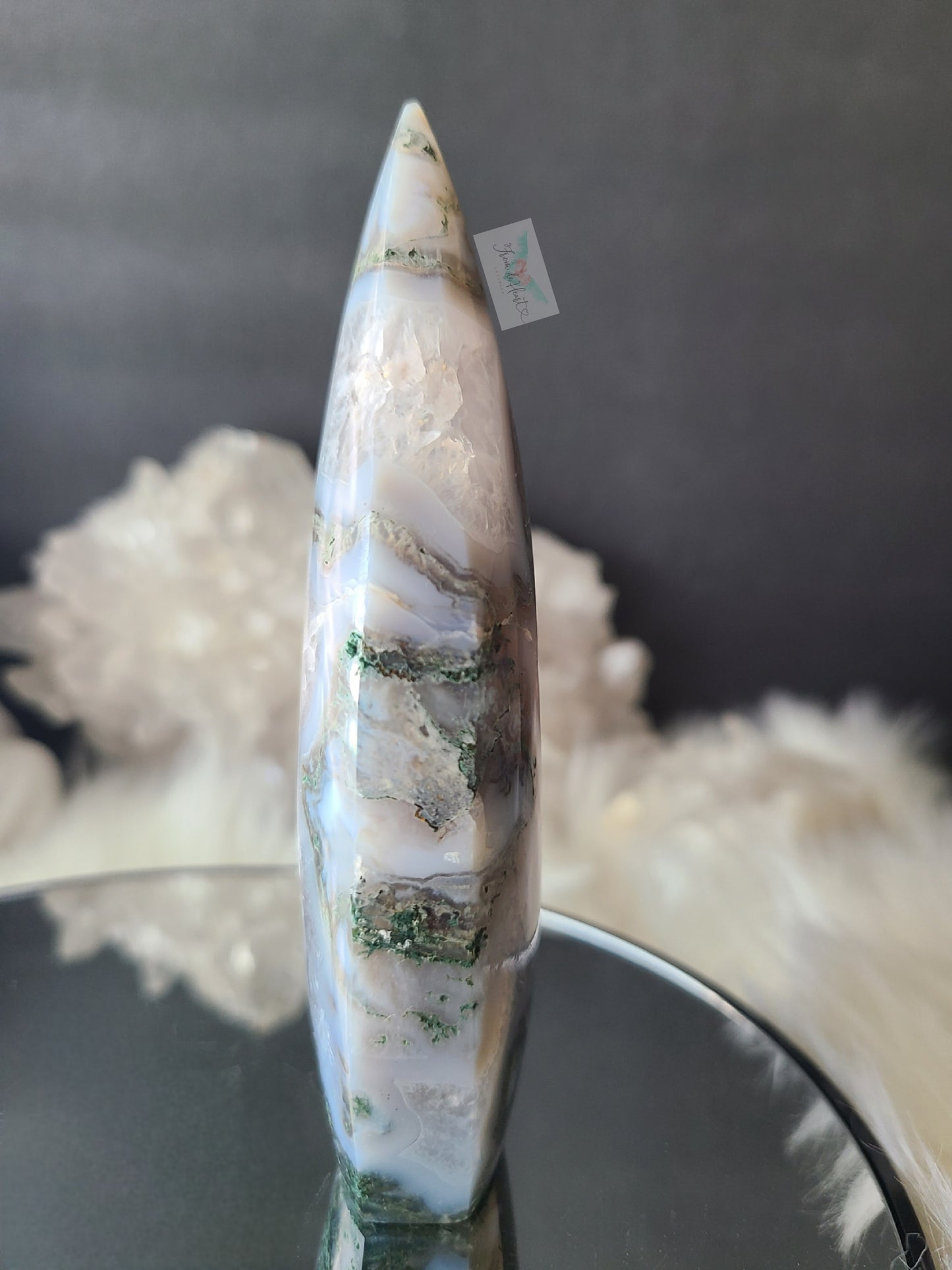 Quartz Moss Agate Portal Flame