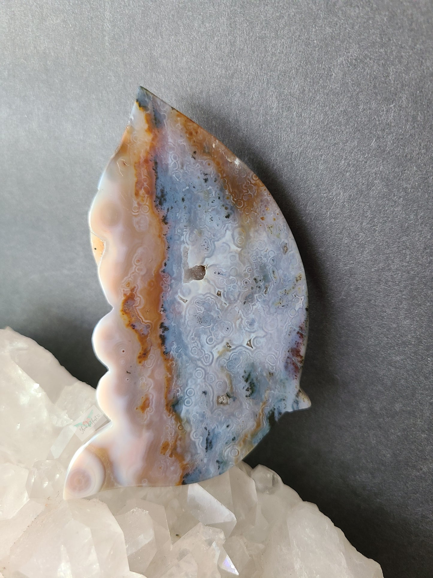 Ocean Jasper Wings on Stand (F23)