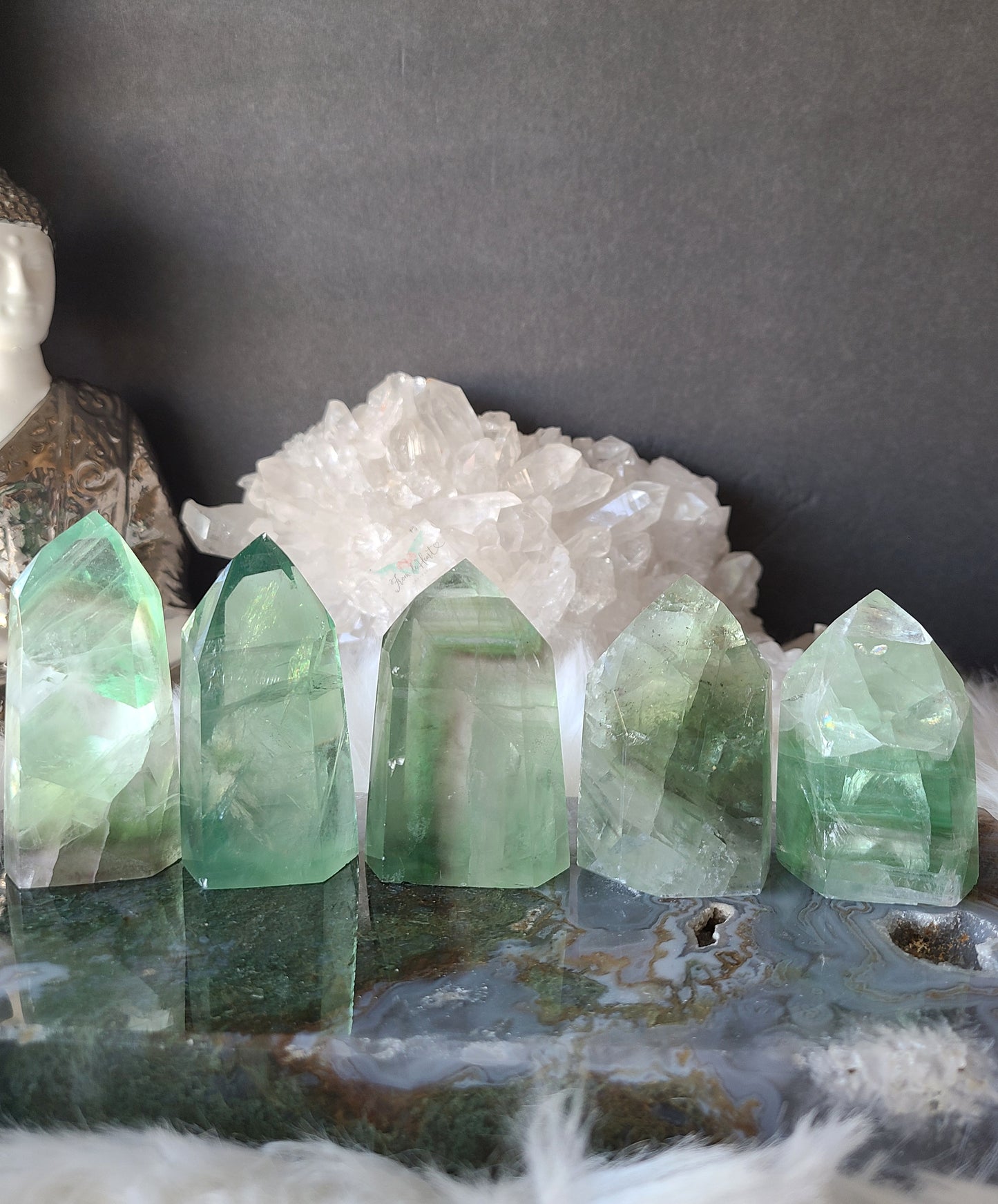 Green Fluorite Tower (B)