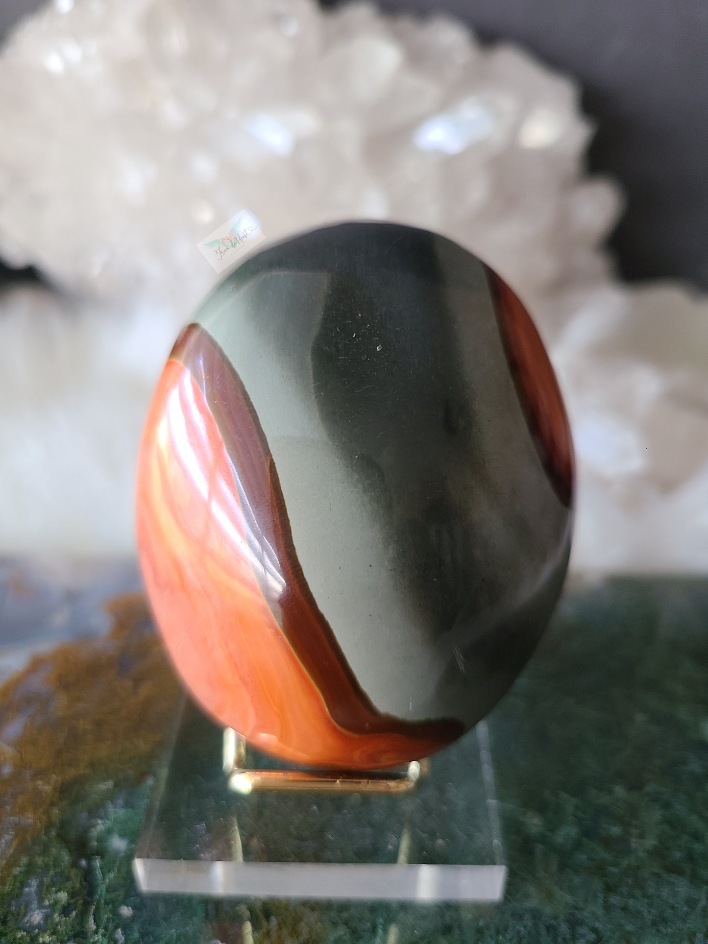 Polychrome Jasper Palm stone (A)