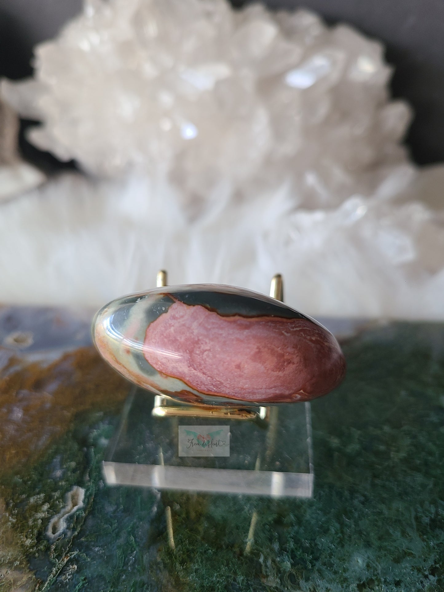Polychrome Jasper Palm stone (C)