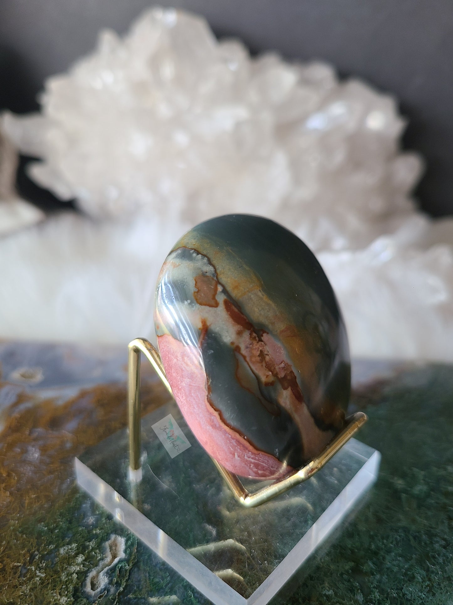 Polychrome Jasper Palm stone (C)
