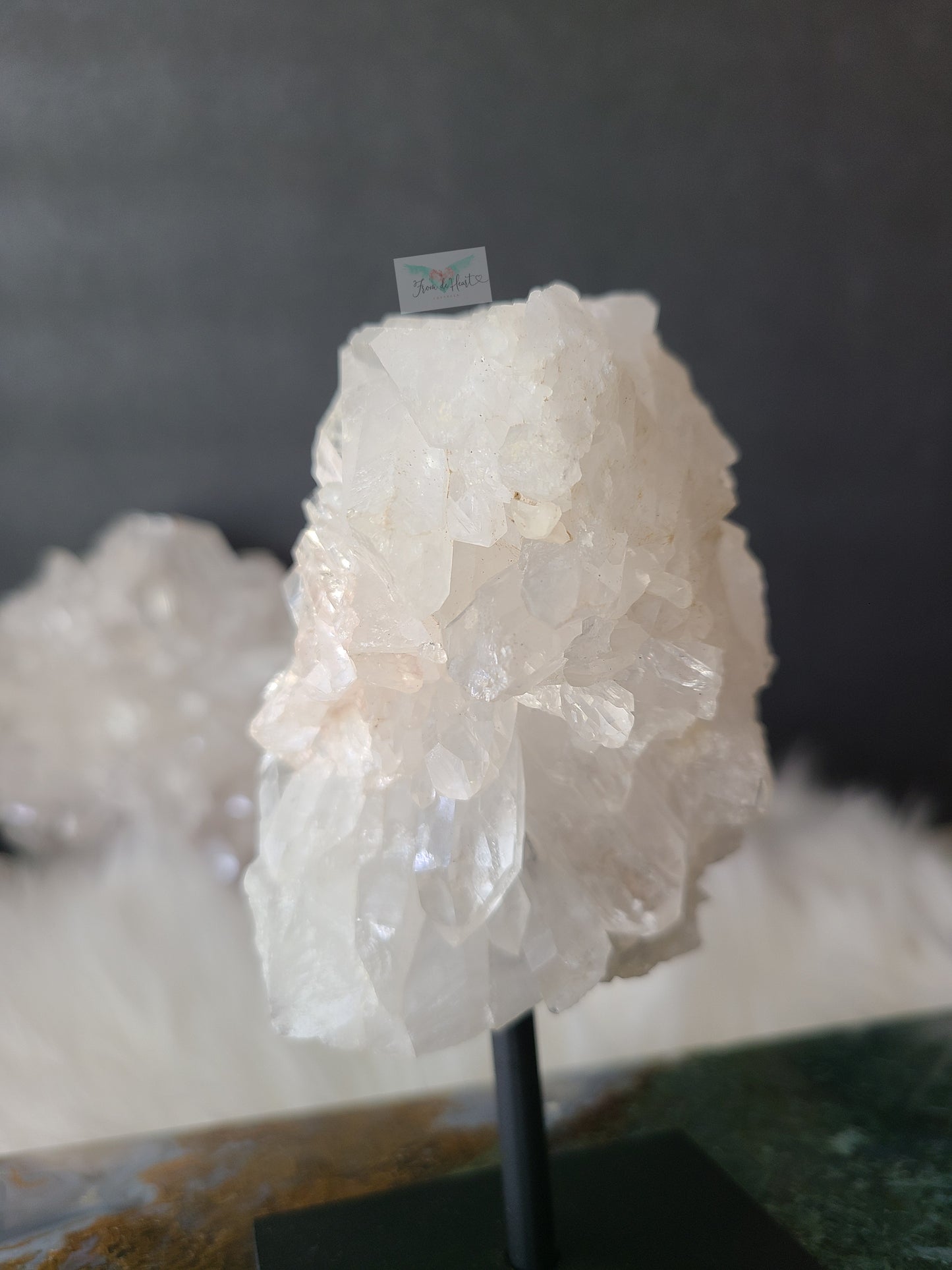 Quartz Cluster on Stand