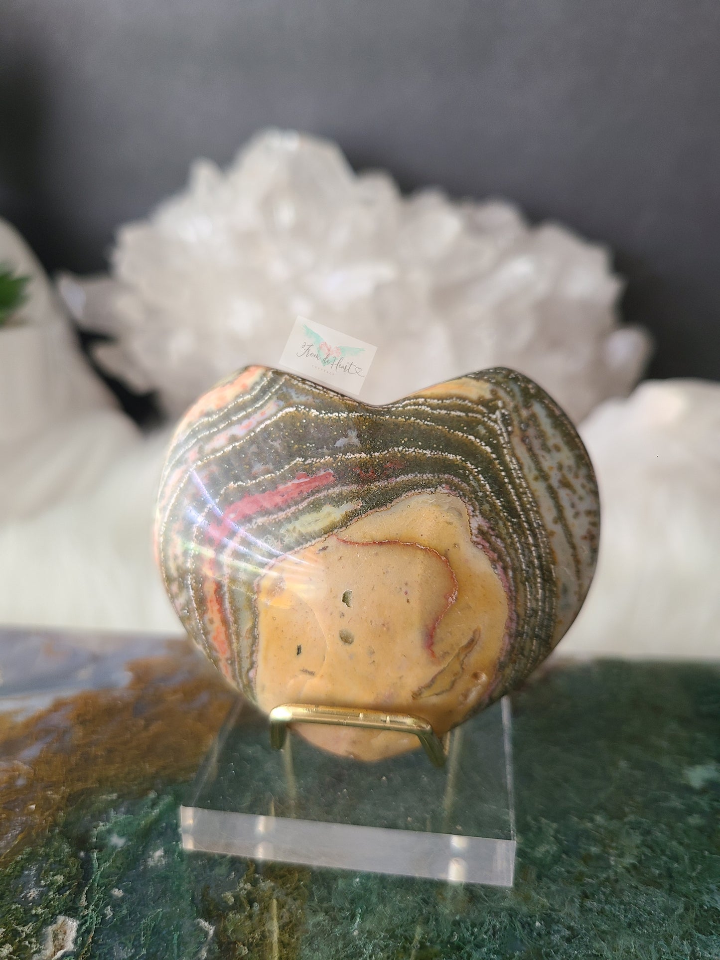 Ocean Jasper Hearts